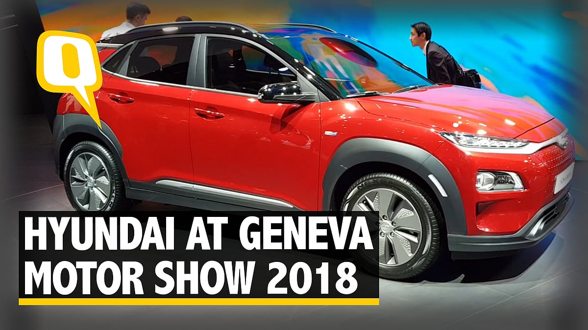 Hyundai Kona Electric at the Geneva Motor Show 