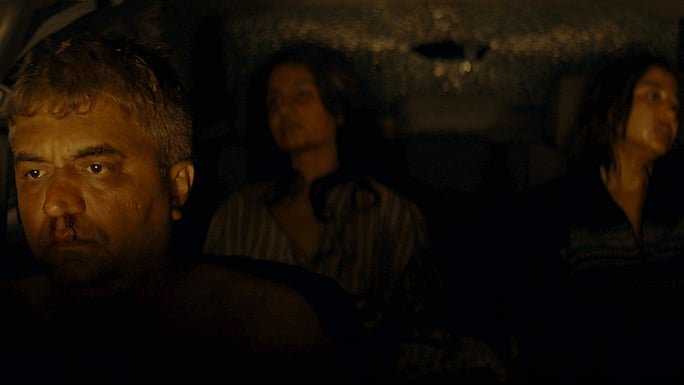Swanand Kirkire, Amruta Subhash and Shweta Tripathi in <i>Beautiful World.</i>