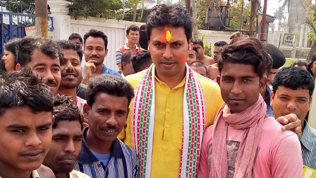 Biplab has worked as an RSS volunteer in his long political career.