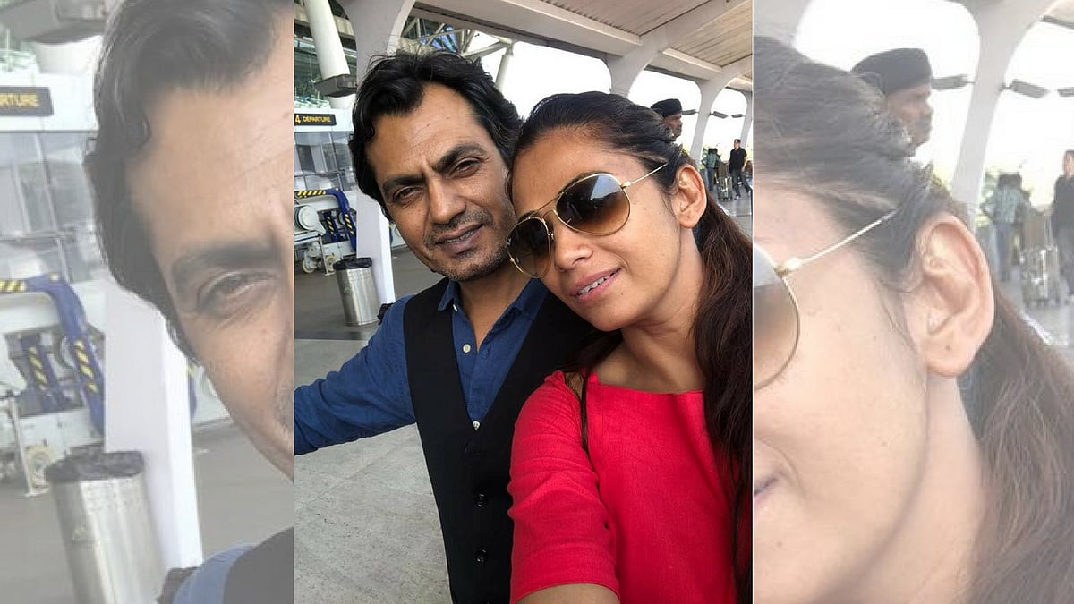 Nawazuddin Siddiqui with his wife Aaliya. 
