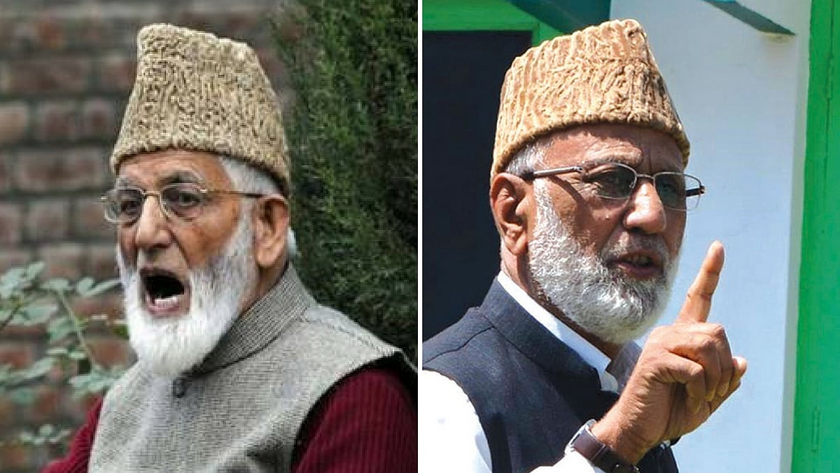 Syed Ali Shah Geelani and Mohammed Ashraf Khan Sehrai.