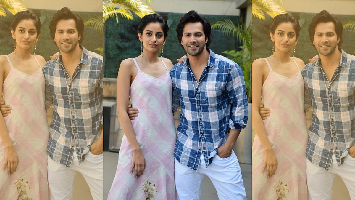The <i>October </i>pair - Banita Sandhu with Varun Dhawan.