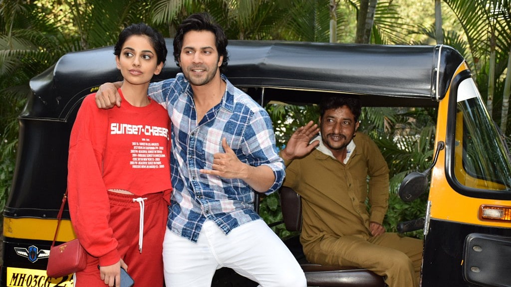 Varun Dhawan along with his<i>October </i>co-star Banita Sandhu.