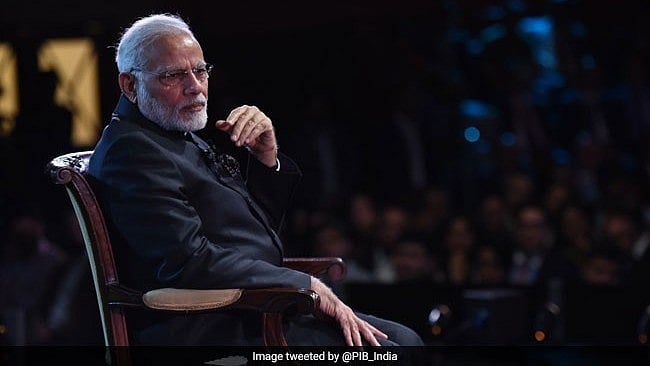 PM Modi at the diaspora event.