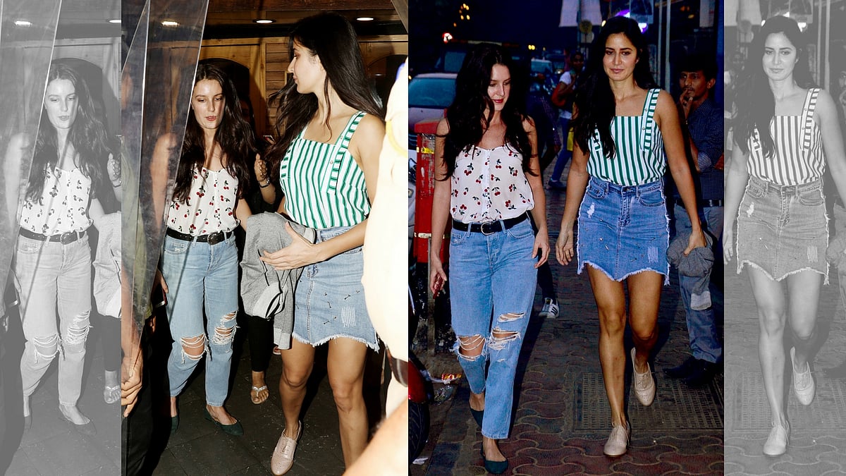 Katrina Kaif with sister Isabelle.