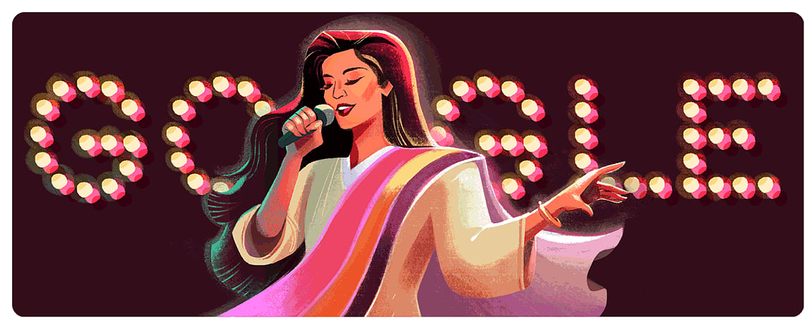 Google remembers Nazia Hassan on her birthday. 