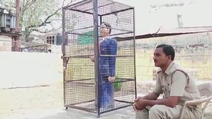 Three homeguard jawans have been deployed for round-the-clock security of the statue.