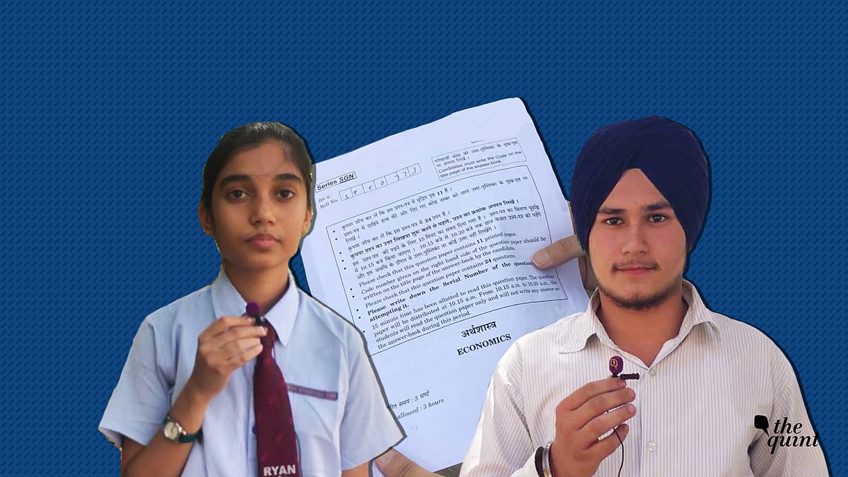 Class 12 students said the question paper was easy.