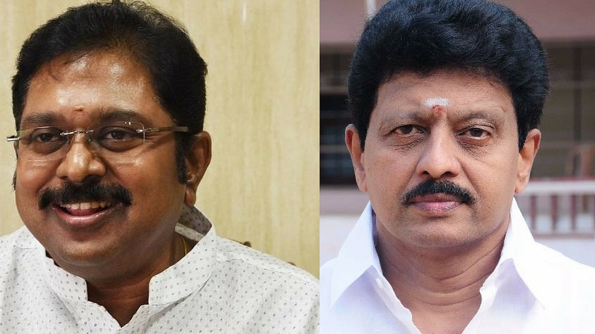 Dinakaran (left) and Dhivaharan (right).