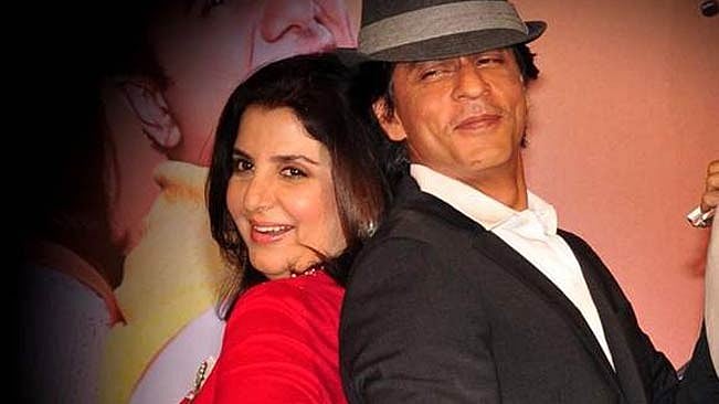 Farah Khan with Shah Rukh Khan.&nbsp;