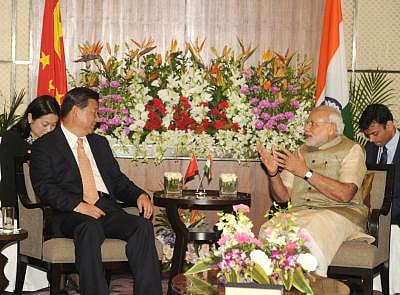 Prime Minister Narendra Modi and Chinese President Xi Jinping. (Photo: IANS/PIB)