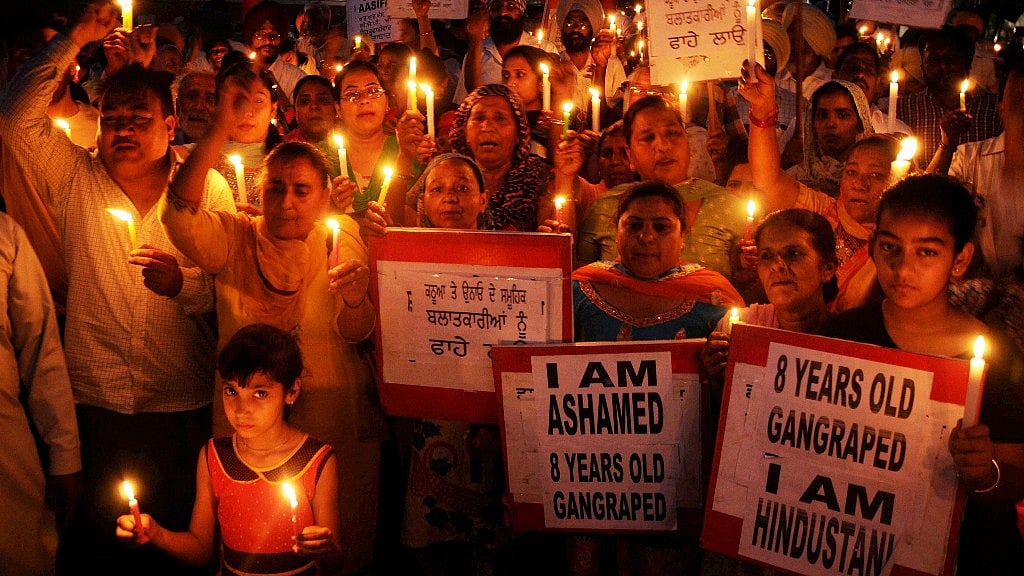 Protests against Unnao and Kathua rape incidents in Amritsar. Image used for representational purposes.