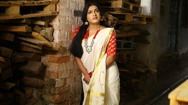 Gowri Savithri, a transgender model from Kerala’s Kottayam district.