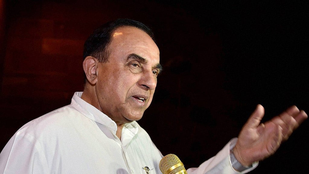 File image of Subramanian Swamy. 