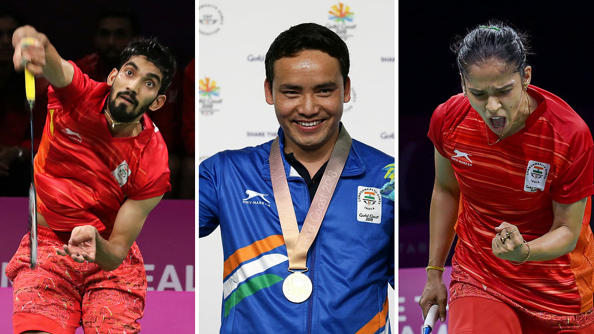Saina Nehwal, Kidambi Srikanth and Jitu Rai are in action on Wednesday in Gold Coast.