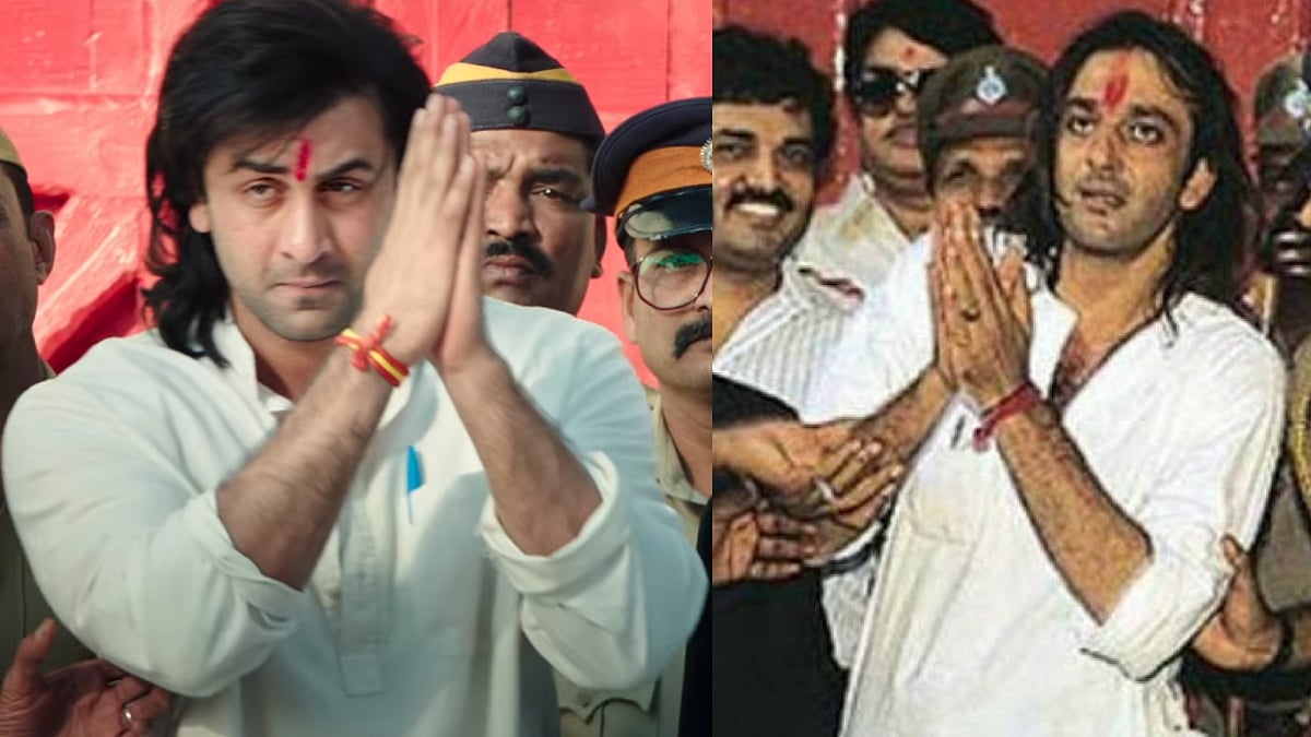 Ranbir Kapoor plays Sanjay Dutt in the biopic <i>Sanju</i>. 