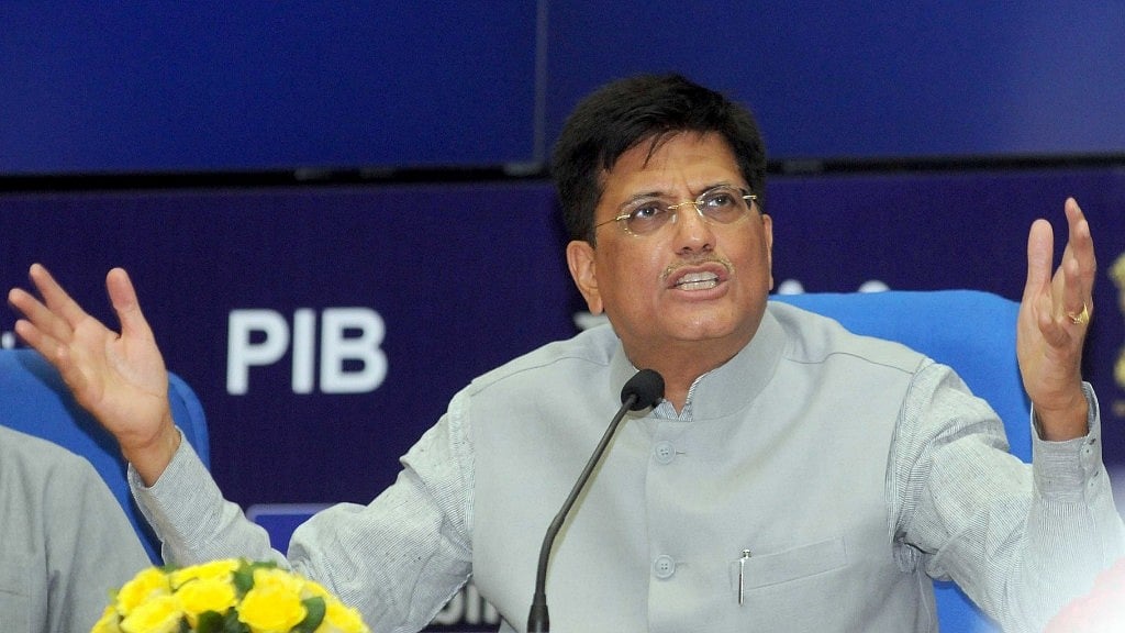 File photo of Union Minister Piyush Goyal.