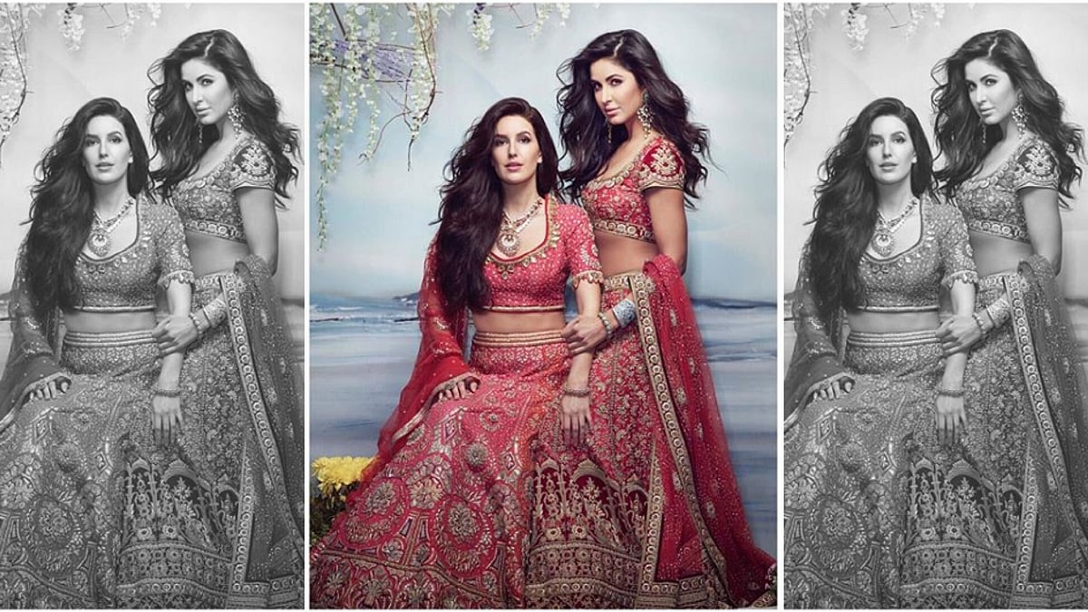 Katrina Kaif with sister Isabelle.