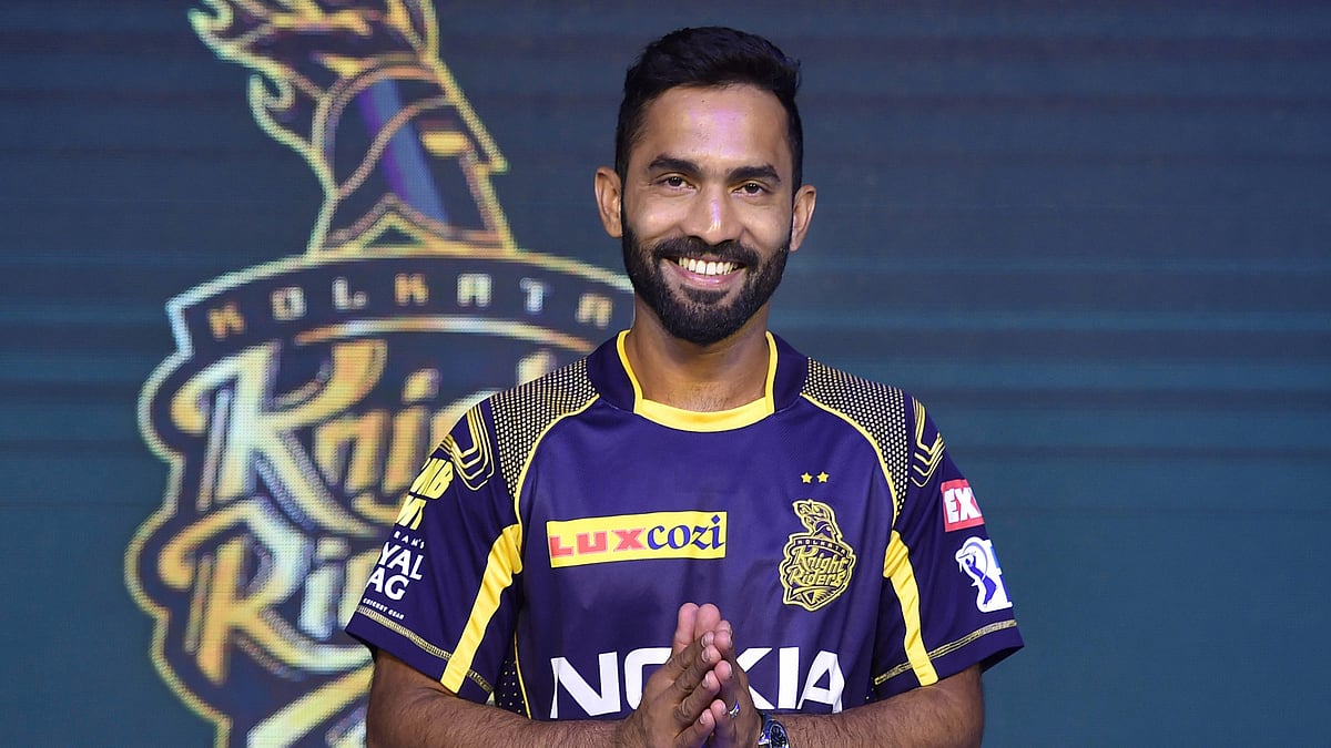 File photo of Dinesh Karthik ahead of IPL 2018, his maiden season as captain.