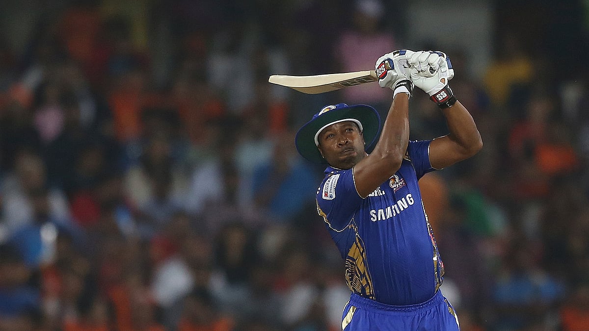 Kieron Pollard plays for Mumbai Indians in the 11th Edition of the Indian Premier League. 