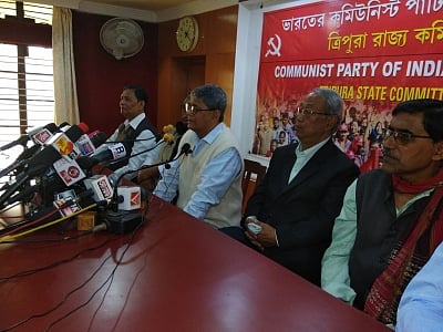 Tripura CPI(M) secretary Bijan Dhar. (Photo: IANS)