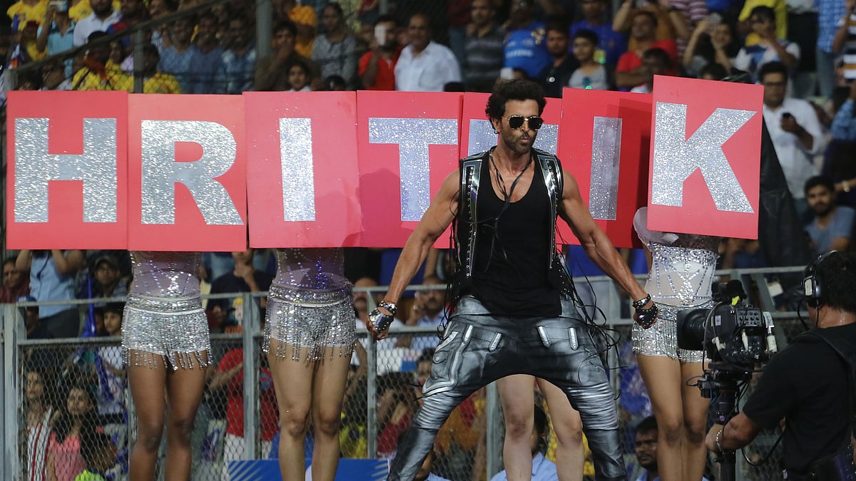Hrithik Roshan performs during the IPL 11&nbsp;