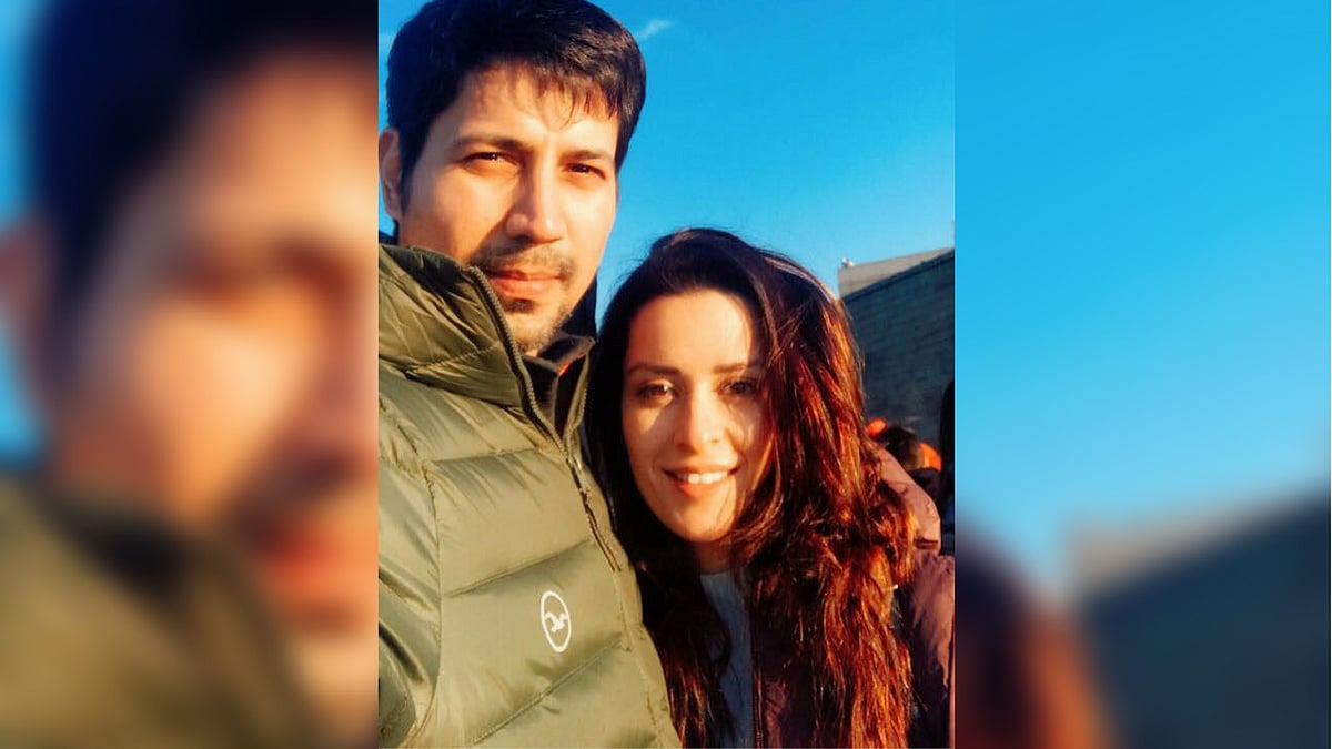 Sumeet Vyas with Ekta Kaul. 