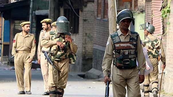 Curfew in srinagar.