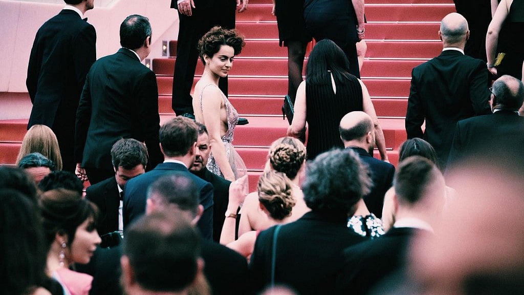 Kangana Ranaut on the red carpet at the 71st Cannes Film Festival.
