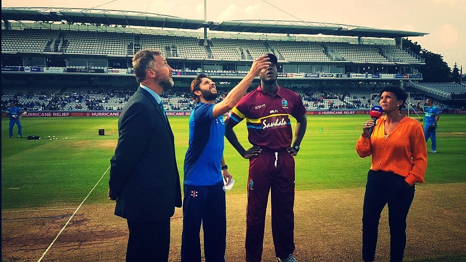 West Indies vs ICC World XI is being played at the Lord’s Cricket Ground, London.