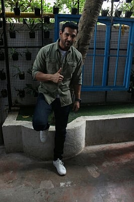 Mumbai: Actor John Abraham seen at Mumbai
