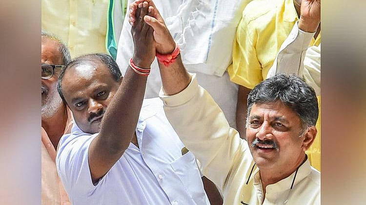 DK Shivakumar will have to settle for a plum portfolio and the post of Congress chief. 
