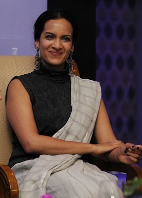 Kolkata: Sitar player and singer Anoushka Shankar during the promotion of restored Indian silent film