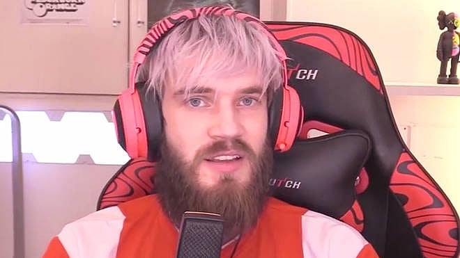 YouTuber PewDiePie.
