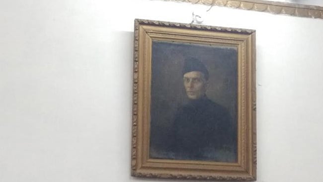 The portrait of Jinnah which has allegedly sparked a row.