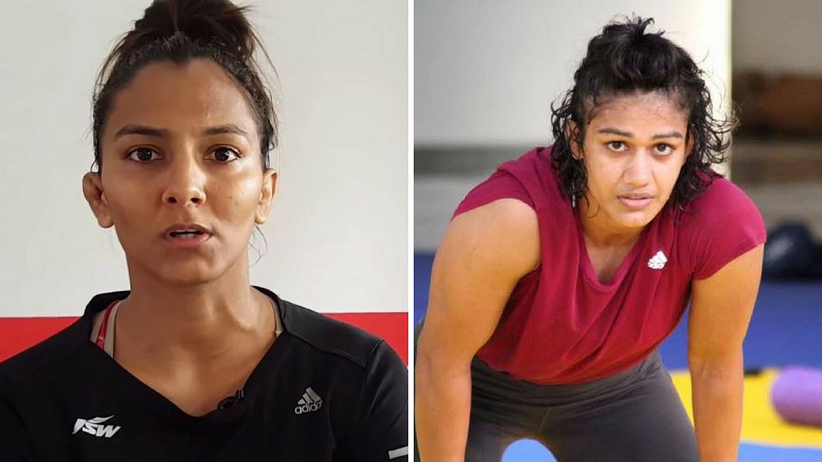 File photo of Geeta Phogat and Babita Kumari.