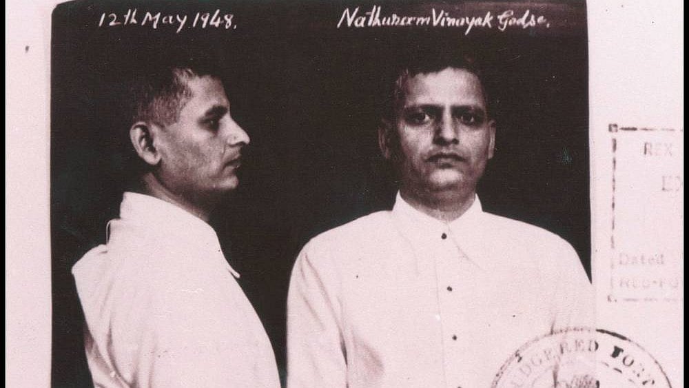 <div class="paragraphs"><p>Mugshot of Nathuram Godse.</p></div>