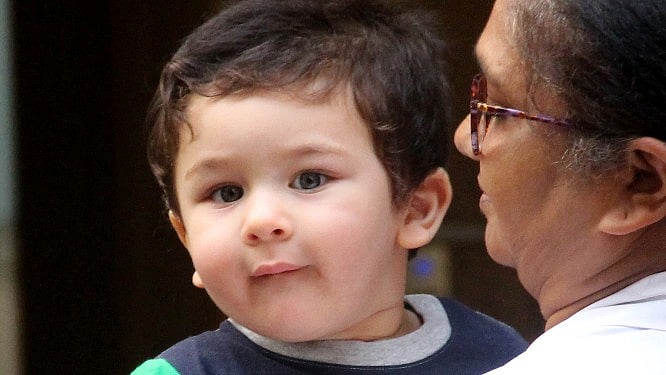 Taimur Ali Khan looks cute as a munchkin in his new haircut!