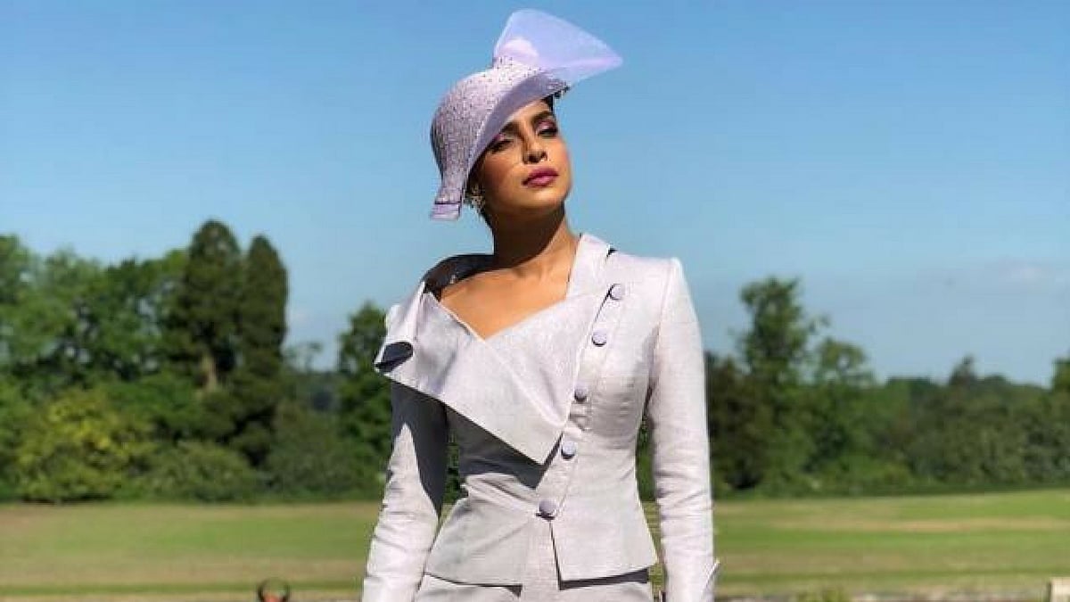 Priyanka Chopra at the royal wedding.&nbsp;