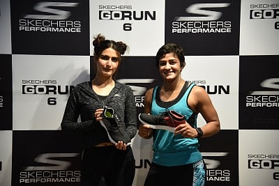 Bollywood Actress, Sana Fatima Shaikh and Indian Wresler,Ritu Phogat.