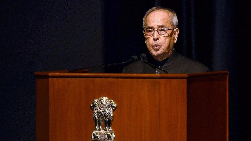Former President Pranab Mukherjee.&nbsp;