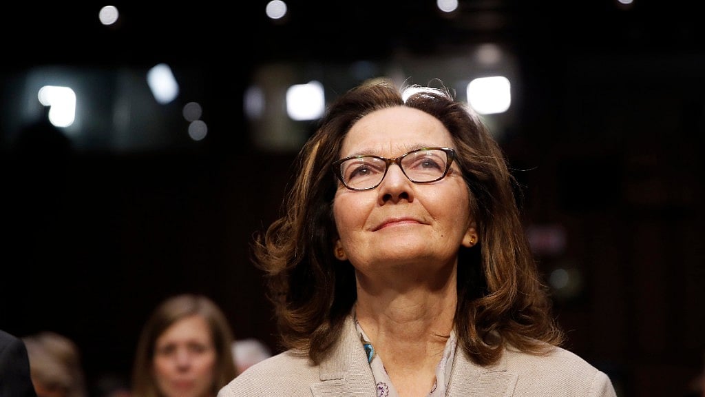 CIA nominee Gina Haspel is seated for a confirmation hearing of the Senate Intelligence Committee&nbsp;