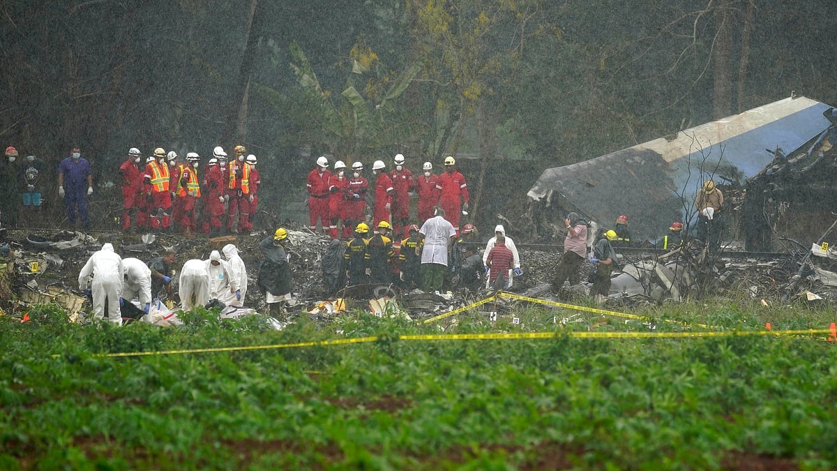 A Cubana Airlines flight carrying 104 passengers crashed in Cuba