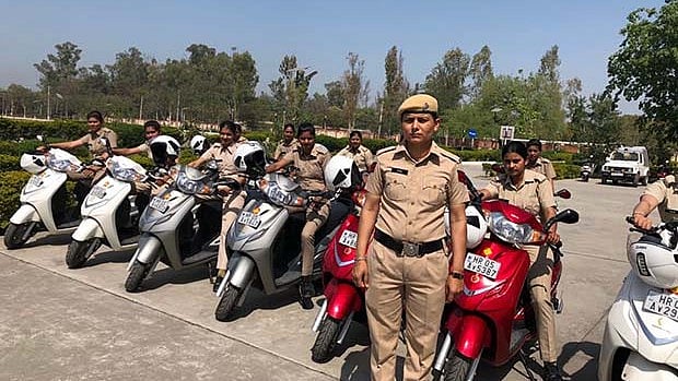 Women will not be promoted to the next rank unless they learn to drive two-wheelers.
