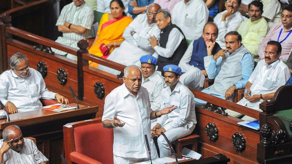 BSY Resigns, Congress-JD(S) Celebrate