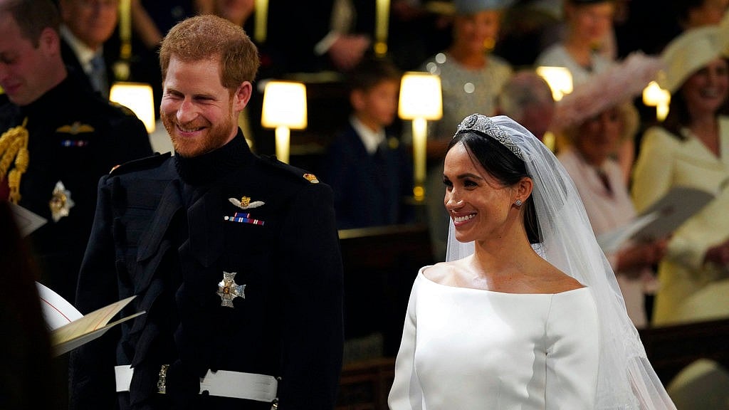 Prince Harry marries Meghan Markle.