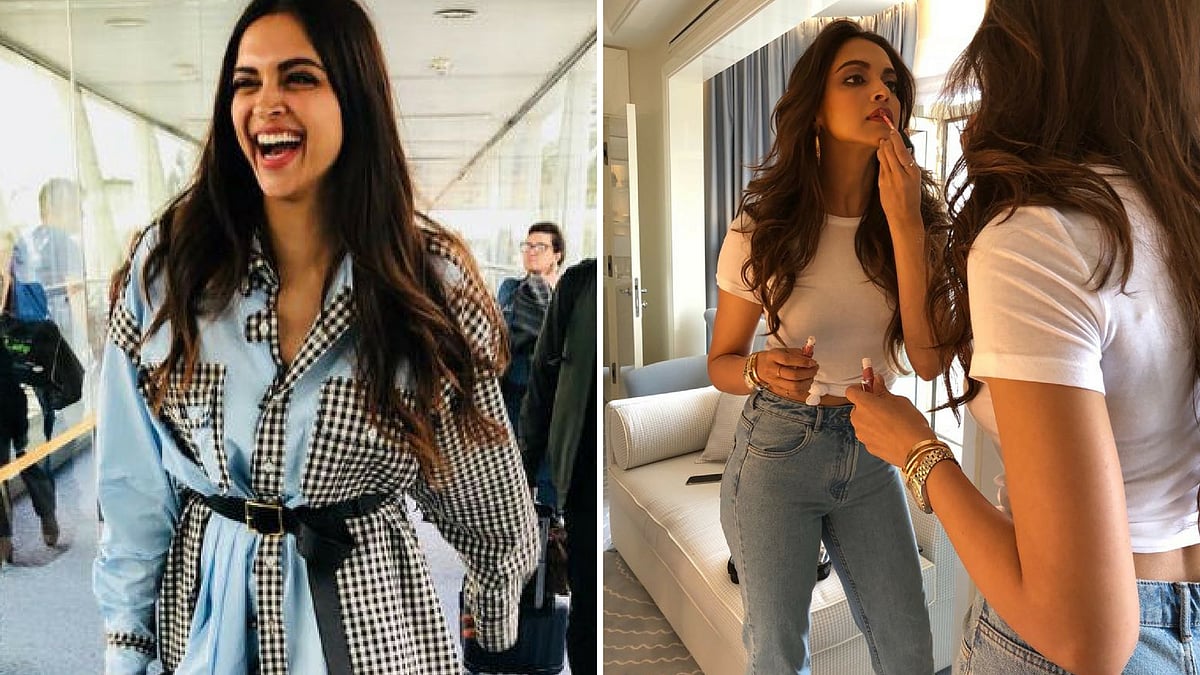 Deepika Padukone arrives for the Cannes Film Festival.