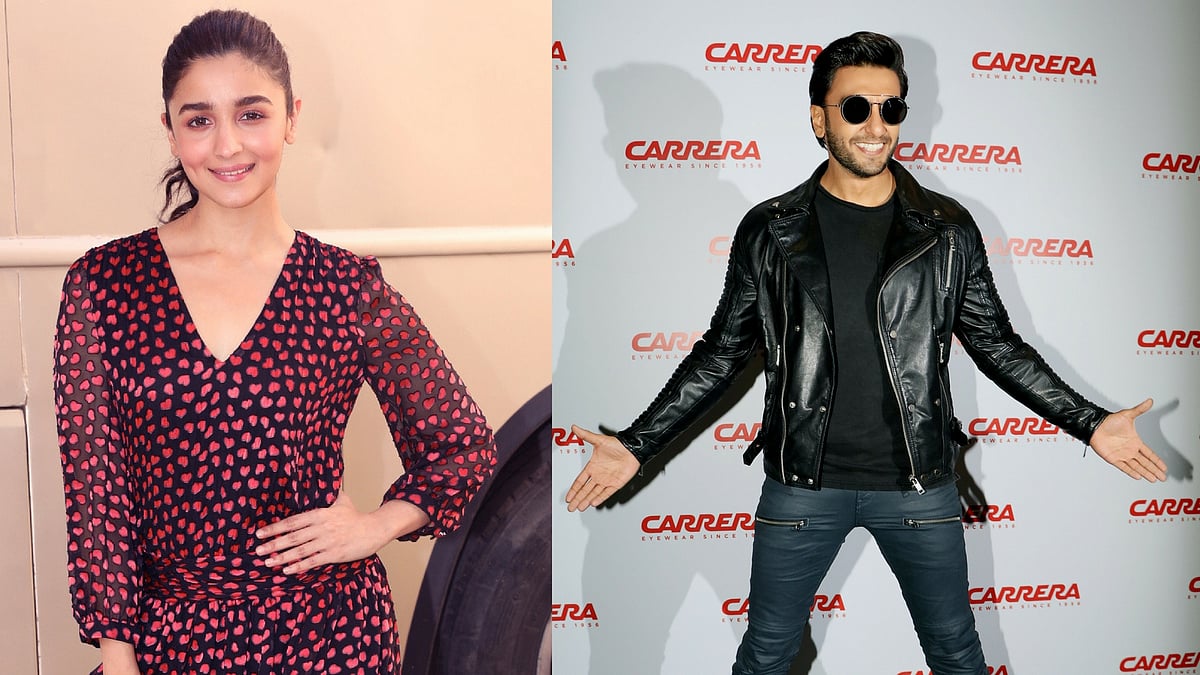 Alia Bhatt and Ranveer Singh spotted around town. 