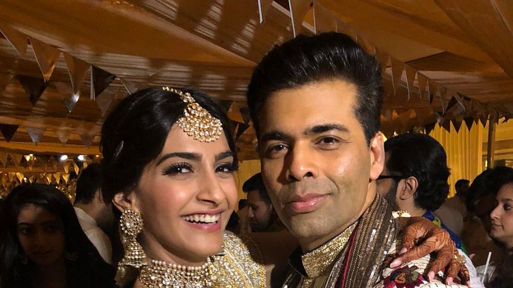 Karan Johar and Sonam Kapoor.&nbsp;