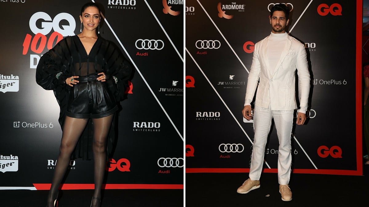 Deepika and Sidharth at GQ Best Dressed 2018.